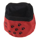 8inch Fold Up Travel Dog Water Drinking Bowl L3K6