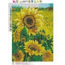 5D DIY Full Drill Diamond Painting Sunflower Cross Stitch Embroidery Mosaic