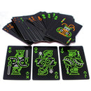 Black Luminous Fluorescent Poker Cards Playing Card Glow In The Dark Bar Pa I2U9