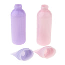 Set of 2, Premium Plastic Hair Dye Combs Coloring Bottles Salon Tint Color