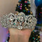 Bridal Tiara big crystal Queen Crown Wedding Hair Accessories diadem headba O7I5