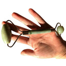 2 In 1 Jade Massage Stick Jade Roller Scraping Set Facial Massage Face-Lift