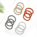 12pcs Wholesales Rubber Telephone Wire Hair Ties Hair Head Elastic