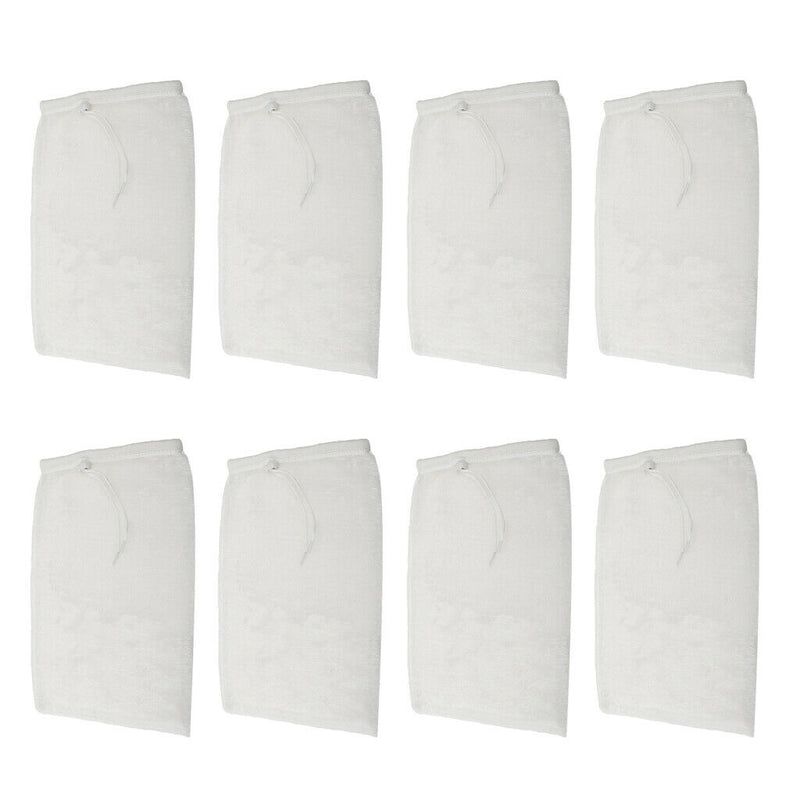 8x Reusable Sump Filter 20x35cm Ceiling Filtration Bag