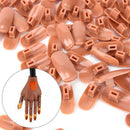 100pcs Nail Art Tips Professional Nail Tool Practice Hand Nail Tools M&O