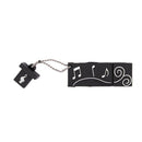 8GB Piano USB2.0 Flash U disk Black and white