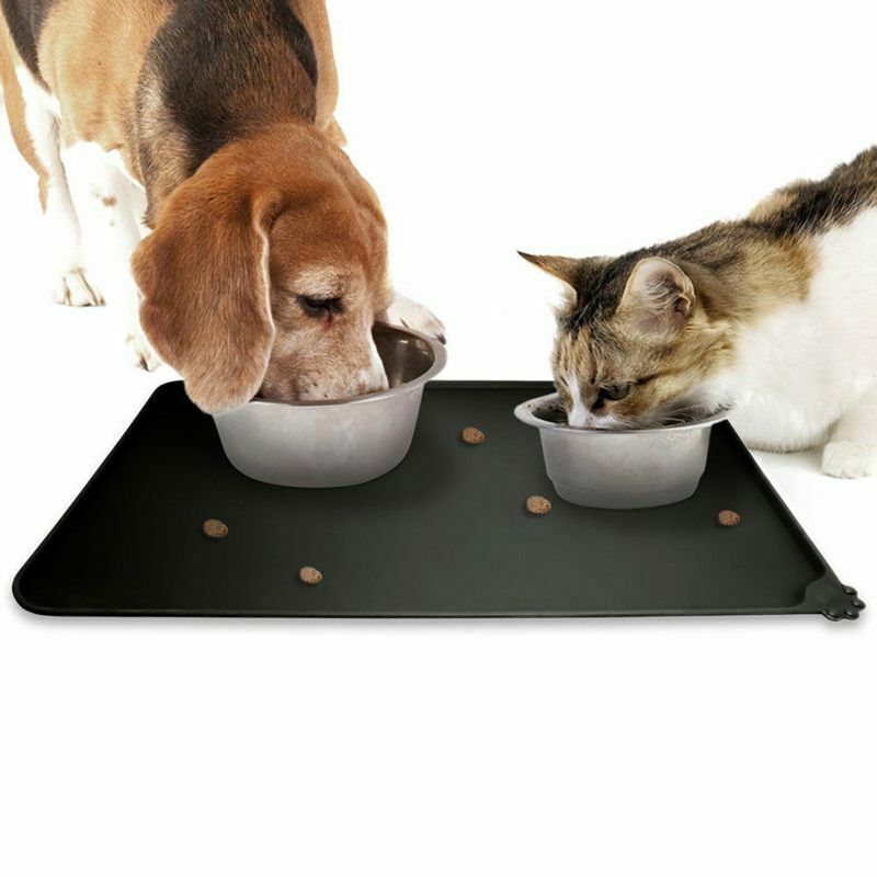 Waterproof Pet Mat for Dog Cat Silicone Pet Food Pad Pet Bowl Drinking Mat