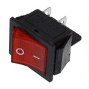 5X(Red Light 4 Pin DPST ON/OFF Snap in Rocker Switch 15A/250V 20A/125V AC  Q3J2)