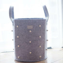 Handmade Cotton Felt Laundry Basket Kid's Toys Sundries Storage Basket Case