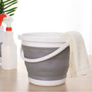 Folding 5L Bucket with Cover Fishing Promotion Car Wash Outdoor Supplies Po