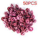 50X For   Door Trim & Garnish Panel Retainer Clip Natural Nylon Fastener ME