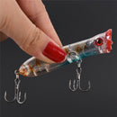 1x 8cm 12g fishing lures hard baits artificial popper crankbait wobblers bait BX