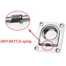 2PCS 304 Stainless Steel Hatch Lift Handle Pull Ring Recessed Fitting Marin