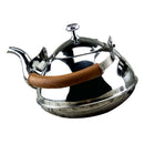 2L Stainless Steel Traditional Hob Kettle for Home, Camping, Boat