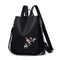 Oxford Women Backpack Casual School Bag Travel Anti-theft Knapsack (Pink)