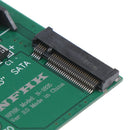 M.2 NGFF SSD Solid State Hard Disk to Half High 2.5 inch SATA3 adapterS Bj