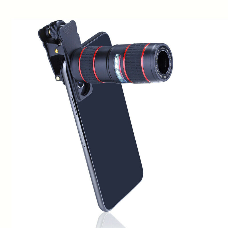 12x Optical Zoom Lens Telescope Telephoto Clip On For Mobile Cell Phone