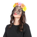 Simulation Cloth Flower Headband Lace Garland Crown Christmas Halloween Day