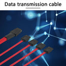 3.3ft Internal Mini SAS SFF-8087 36-Pin to 4 SATA 7-Pin Breakout Cable Red A