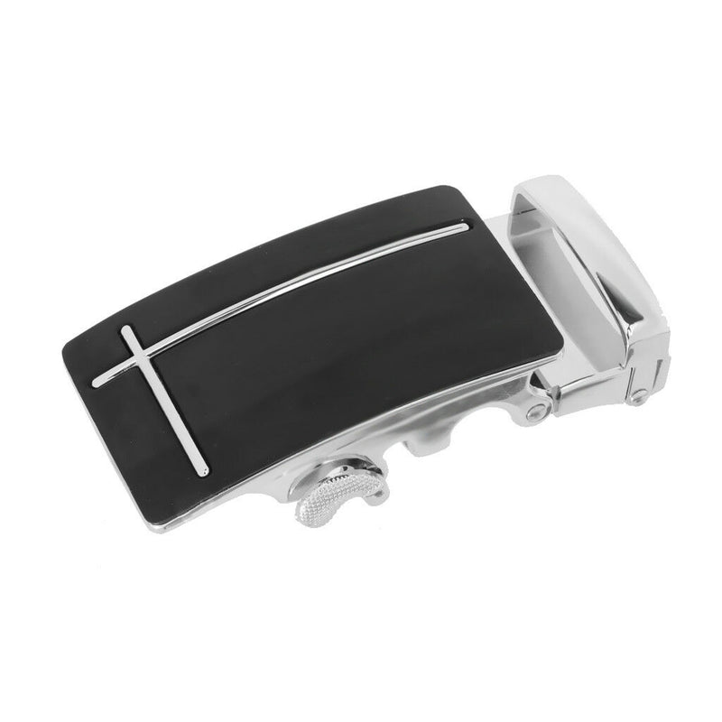 1pc Fashion Men Fashion Brand Belt Buckle Metal Automatic Ratchet Waistband