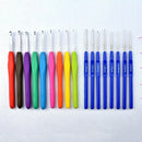 1 Set Crochet Hooks Needles 17 Sizes Sewing Needles Stitches Knitting Craft J2X2