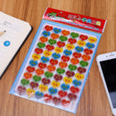 3Pcs/Pack Children Faces Reward Stickers School Teacher Merit Praise SRAU BX