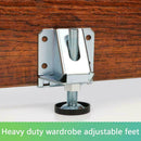 1x Furniture Adjustable Cabinet Legs Table Leveling Feet Bracket For home U4D8