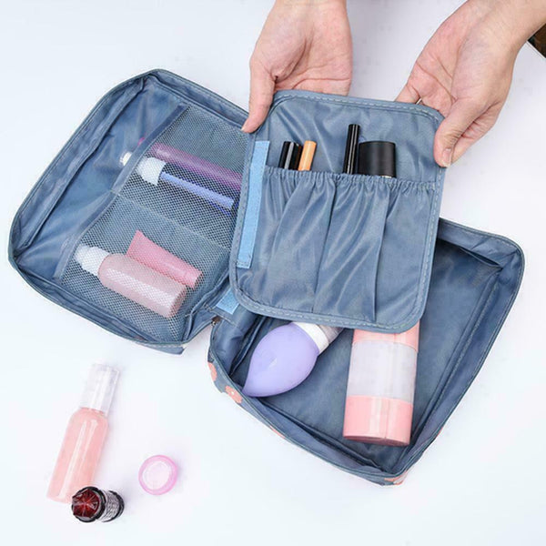 Portable Cosmetic Toiletry Bag Makeup Pouch Waterproof Hanging Organizer Bags Ne