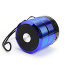 WS-887 Mini Bluetooth Subwoofer Bass Speaker MP3 Player FM Radio (Blue) A