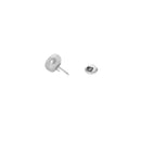 50 Sets Badge Hat Pin Backs Metal Tacks Butterfly Clutch Back Pins Lapel Scatter