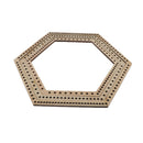 3x/Set Big/Middle/Small Wooden Hexagon Weaving Loom Tool For Making Carpets