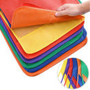 12 Pack 6 Color Kids Aprons Children Painting Aprons Kids Art Smocks With 2 S6C9