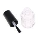 1X 5ml empty nail polish bottle clear glass with brush nail oil glass bottles  Z