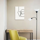 Unframed Modern Art Canvas Oil Painting Nordic Style LOVE Print Wall Decor L