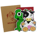 1Set  magic tricks cute frog cartoon animals stage interactive magical prop BX