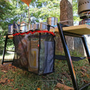 Large Outdoor Camping Barbecue Kitchen Finishing Storage Bag Portable Iron Rack