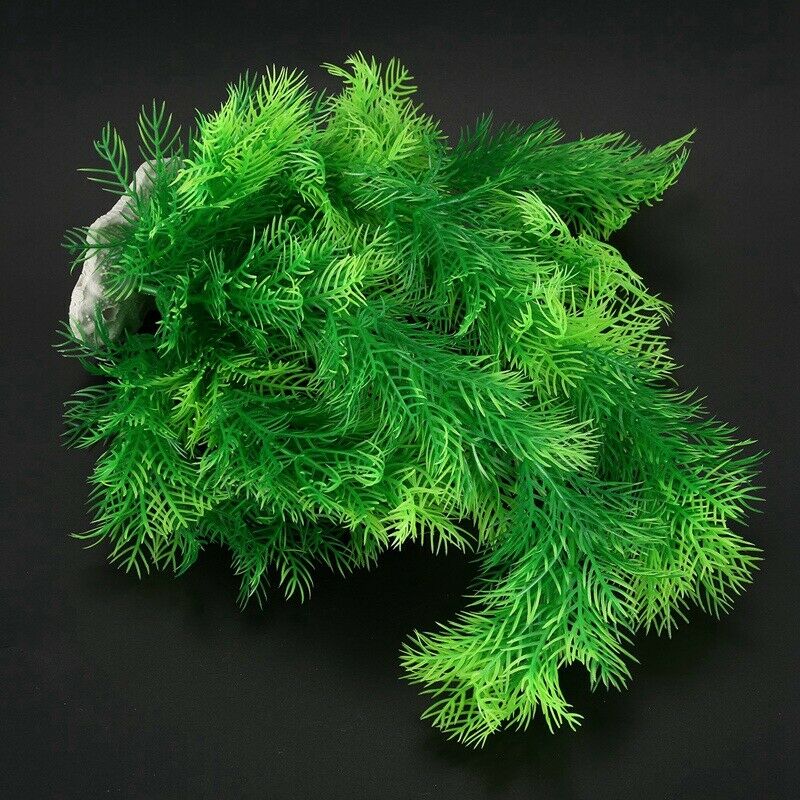 30cm artificial plants plastic for aquarium fish interior decoration S8F9