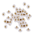 50 Pieces Silicone Earring Back Stoppers Findings Ear Nut Backings Ear Post