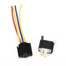 Waterproof prewired 5pin car relay harness holders 40A/12V with relay socket JR