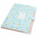 Skydue Floral Printed Accordion Document File Folder Expanding Letter Organ E7Z2