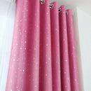 Shiny Stars Children Curtains For Kids Boy Girl Bedroom Living Room Blackou