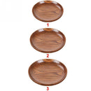 Tableware Household Smooth Wooden Bread dish Tray Kitchen Utensils seasonin V8S6