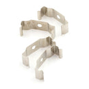 4Pcs T8 Fluorescent Tube Lamp Holder Bracket Clips Socket SilverBEN JR