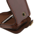 Leather Camera Half Case with Battery Access for Sony ILCE-6500 a6500 Coffee