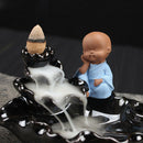 Little Monk Backflow Incense Burner Home Decoration Creative Ceramic Cone W J1A8