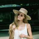 New Women Natural Sun Hat Breathable Straw Hats Summer Wide Brim Beach Hat