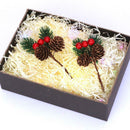 Christmas Artificial Pine Branch Cone Berry Holly Dried Flower XMAS Decor AU