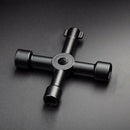 4Way Utility Key Gas Plumbing Metal Radiator Bleed Electric Meter Stop Cock Tap~