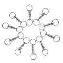 Removable Pull Apart Keychain Key Ring (10 Pack)