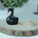 Mini Landscape Moss Ornament Cartoon Small Ornaments Black Swan